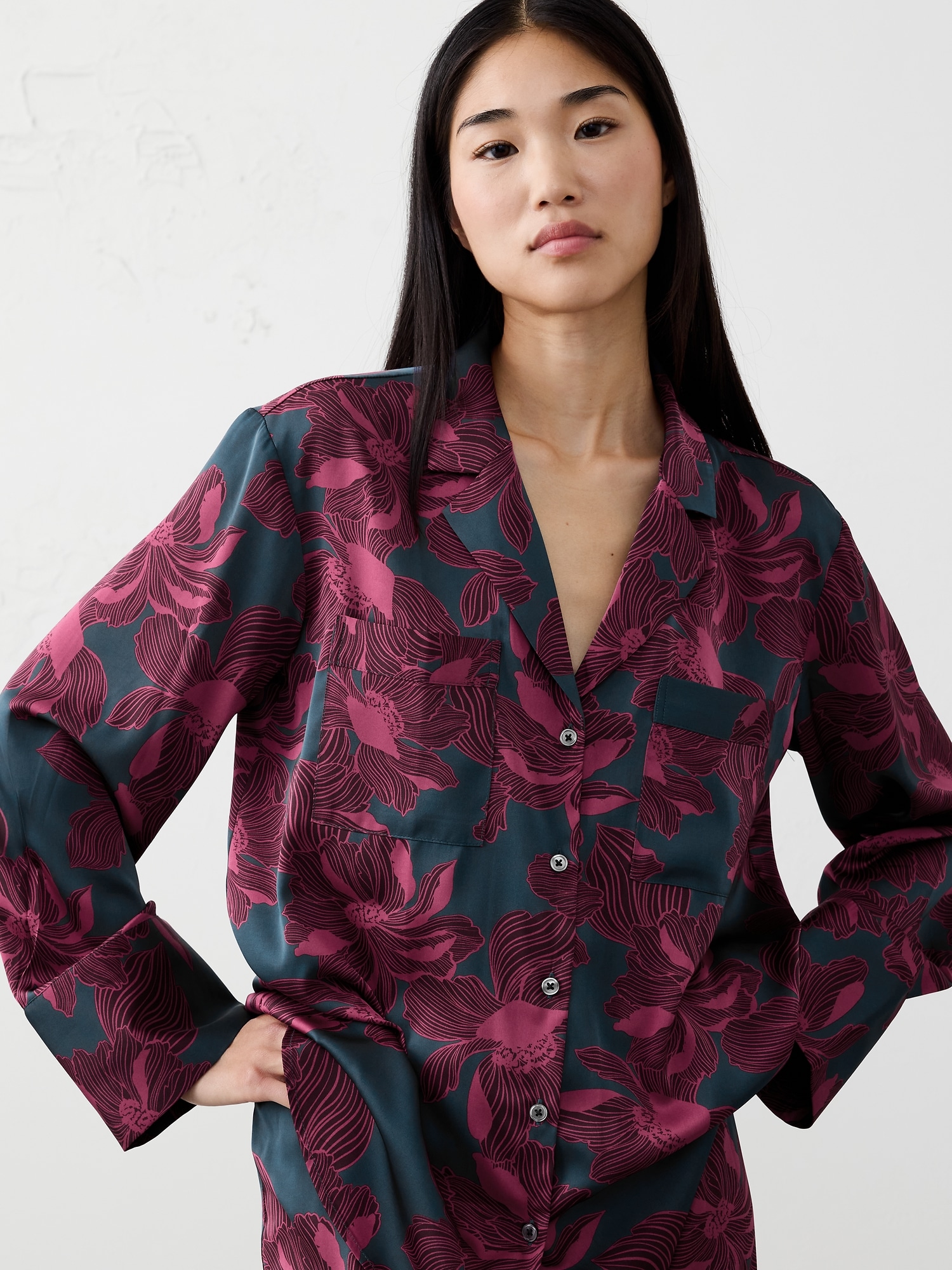 Image number 3 showing, Silky Pajama Set
