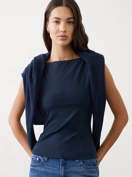 Cowl-Neck Top