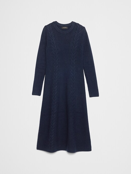 Cable Midi Sweater Dress | Banana Republic Factory