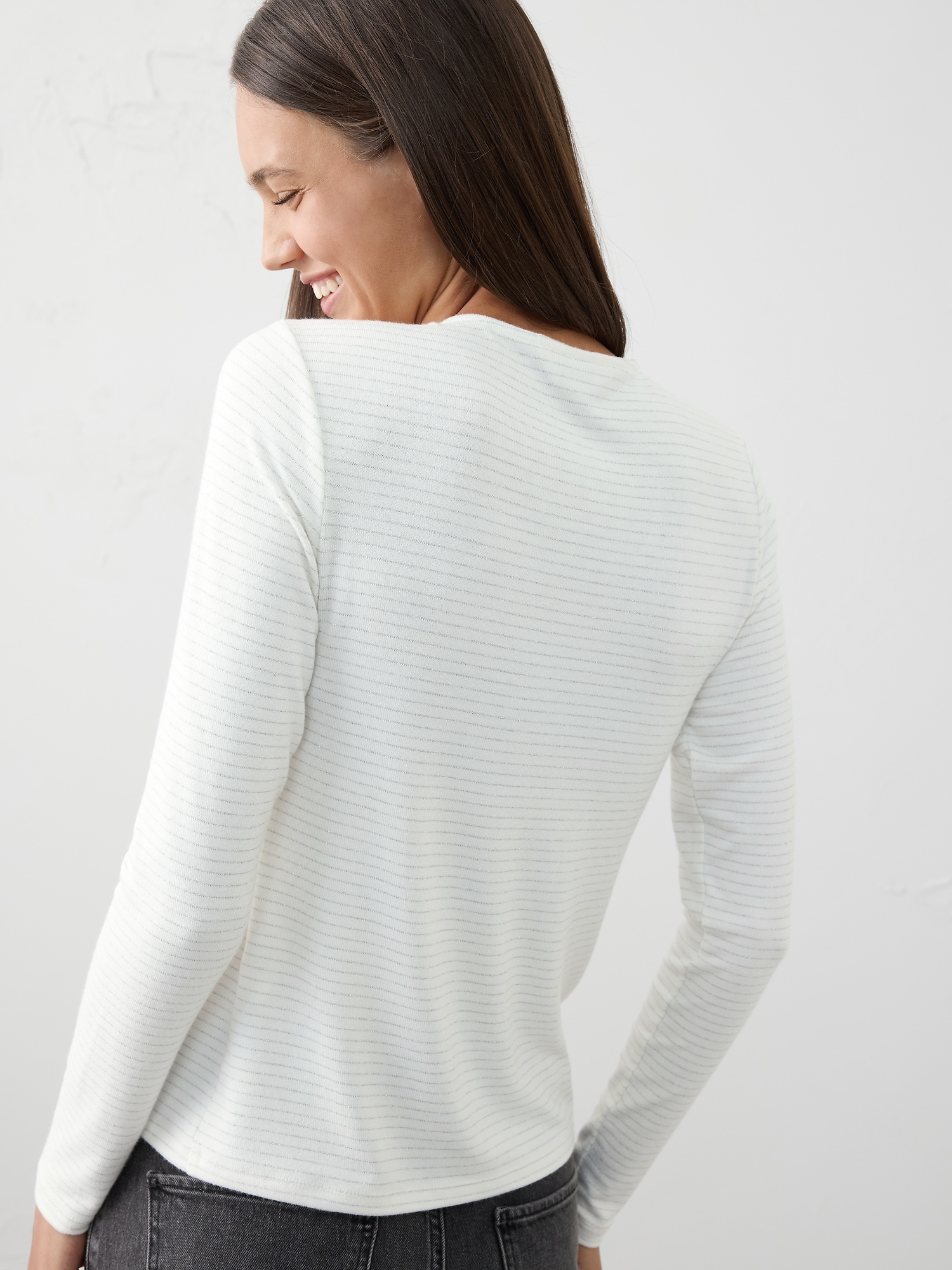 Image number 2 showing, Lurex Soft Luxe Top