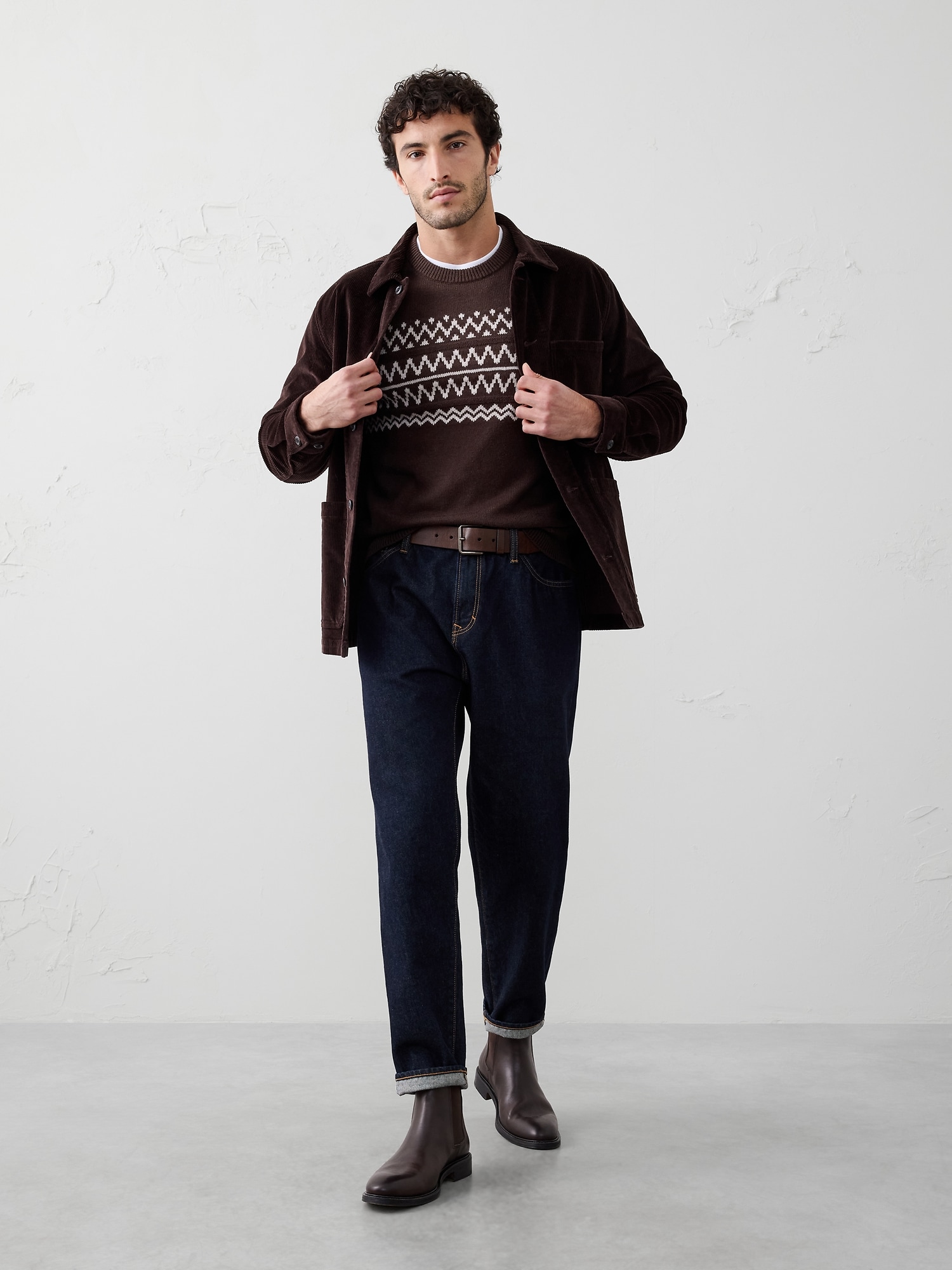 Image number 3 showing, Fair Isle Sweater