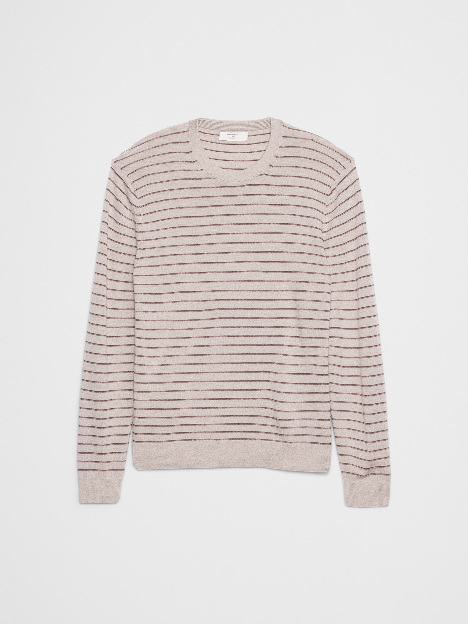 Image number 4 showing, Merino Wool Textured Striped Sweater