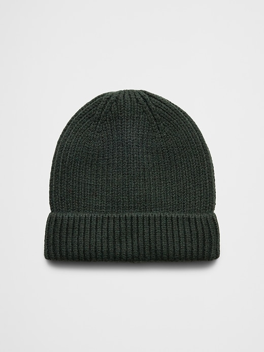 Banana Republic dark gray winter hat Donegal Wool-Blend Beanie | Banana Republic main image 3