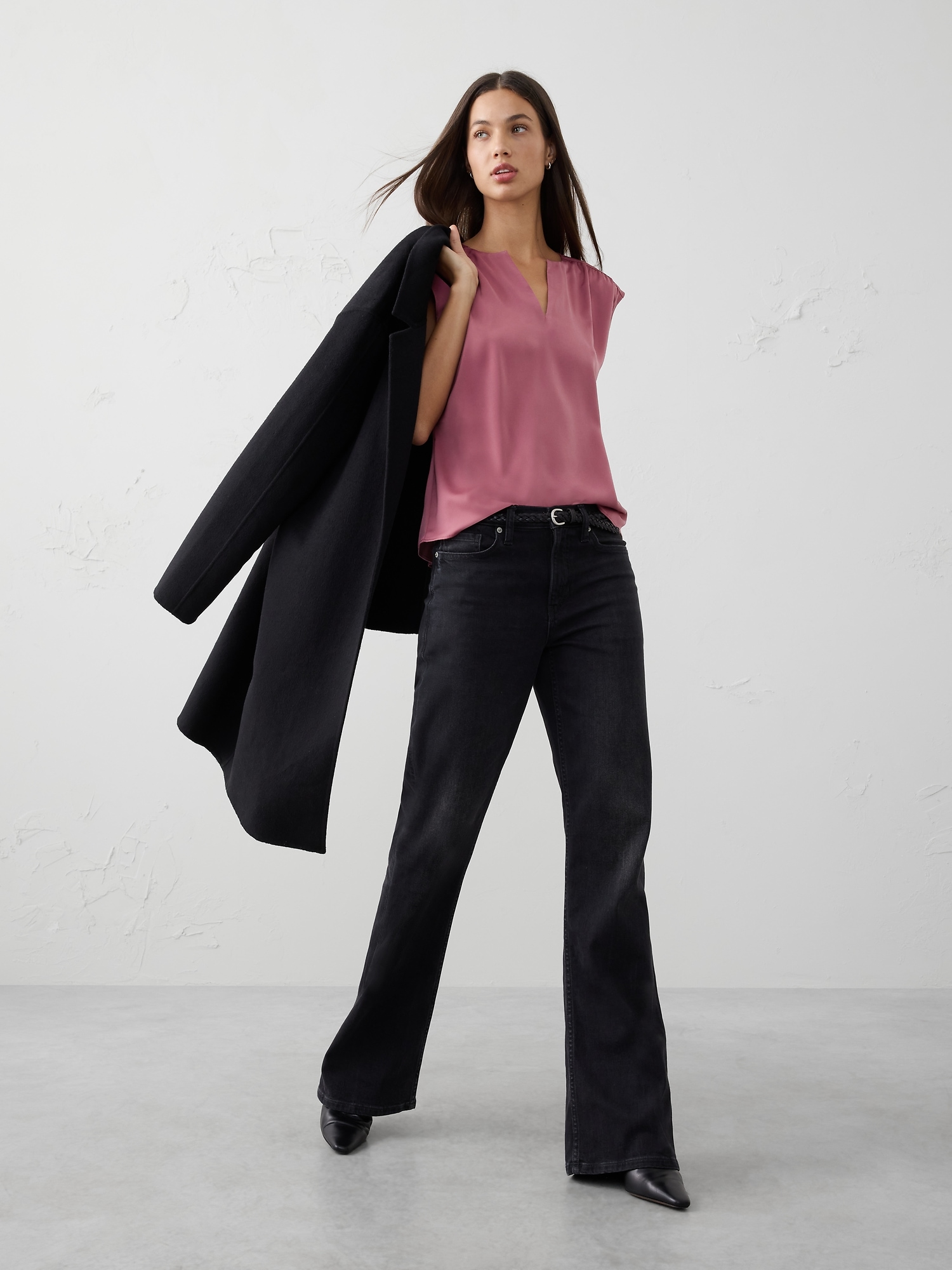 Cap-Sleeve Blouse - Berry Parfait