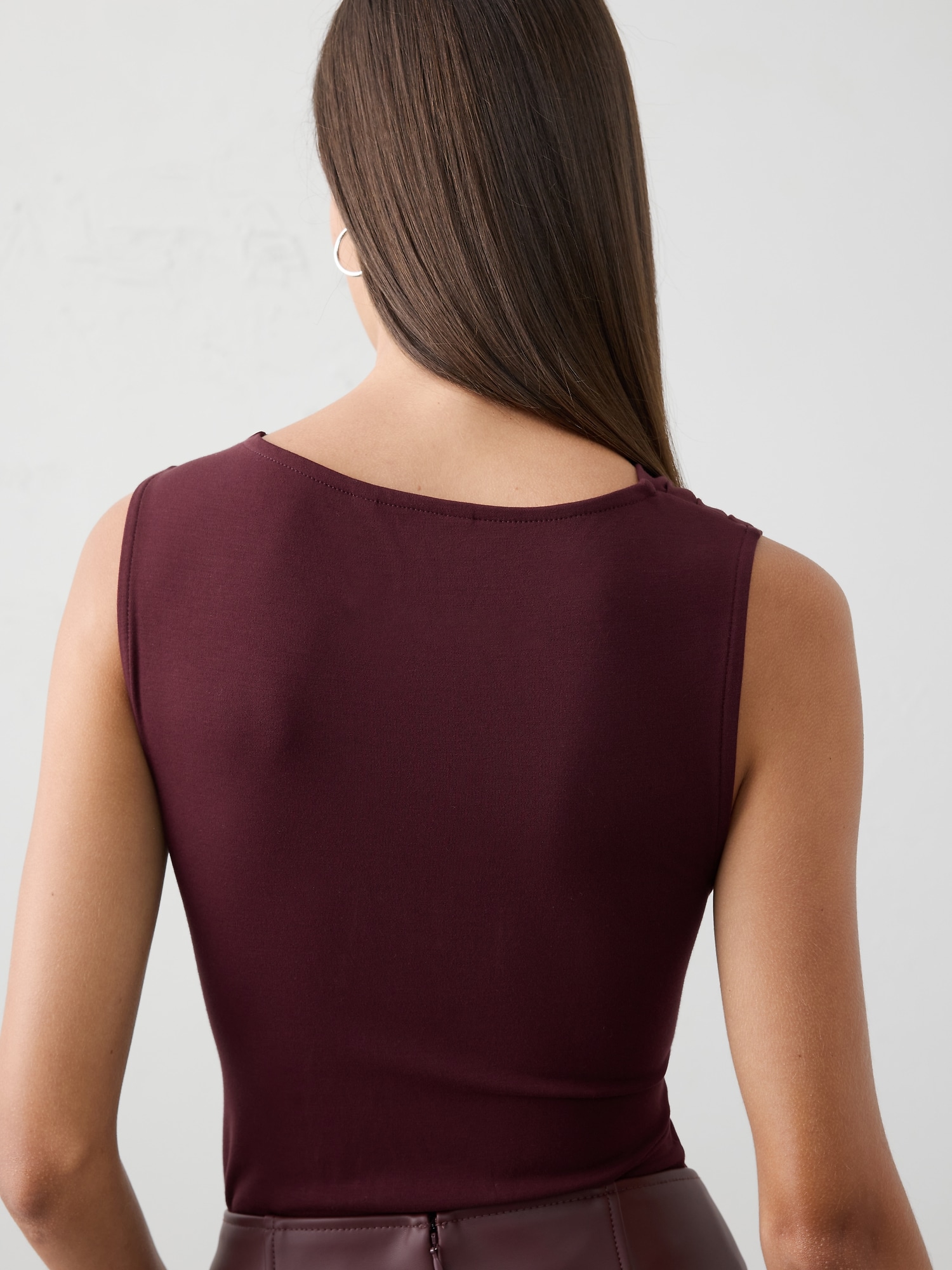 Image number 2 showing, Cowl-Neck Top