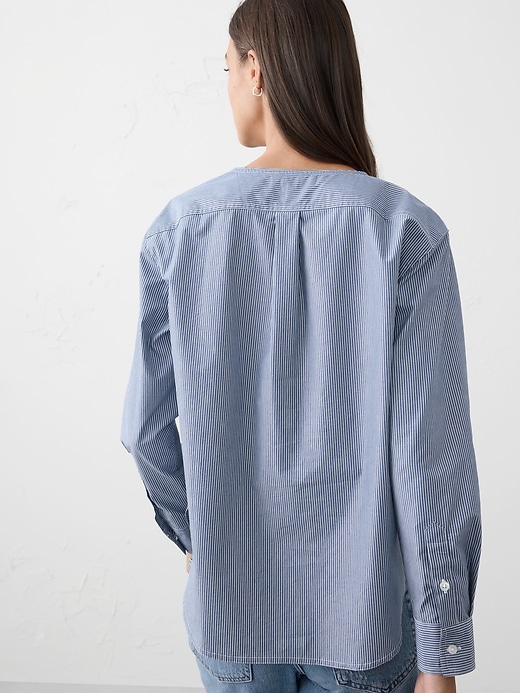 Placket Popover Shirt