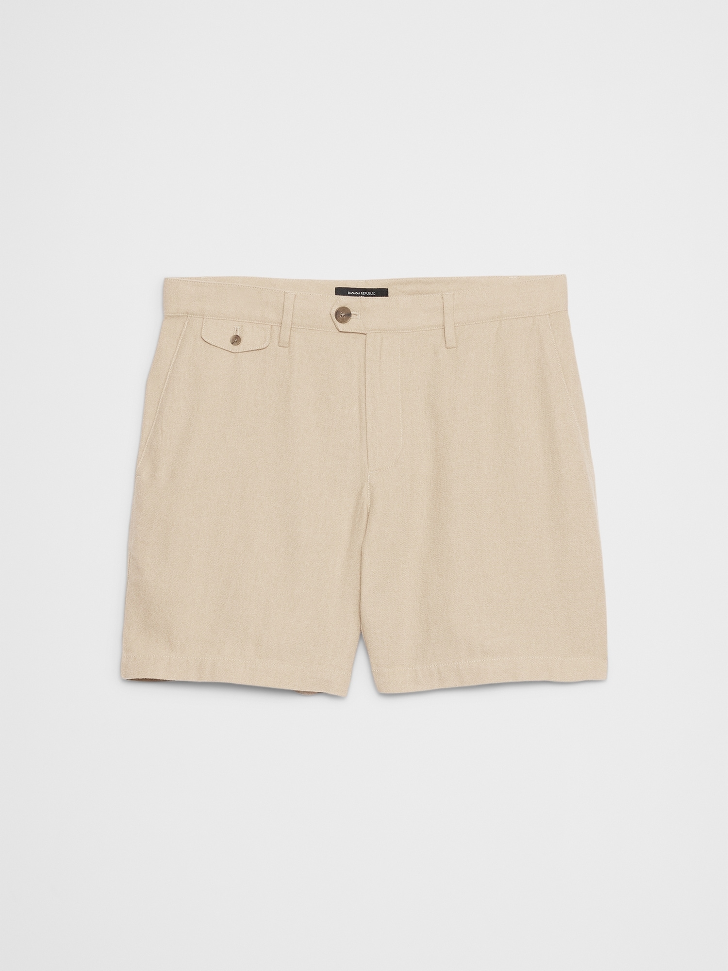 Image number 4 showing, Slim-Fit 7" Linen-Blend Short