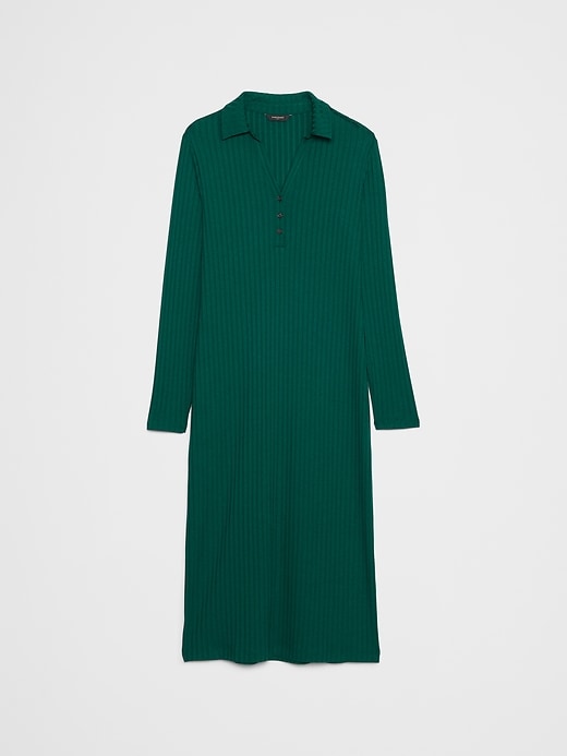 dark green pattern dress The Smock Dress main image 1