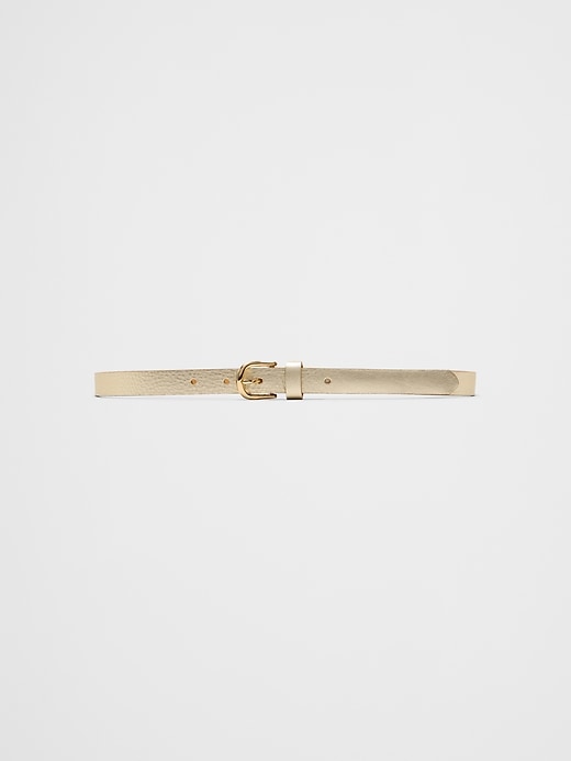 Leather Square Buckle Belt