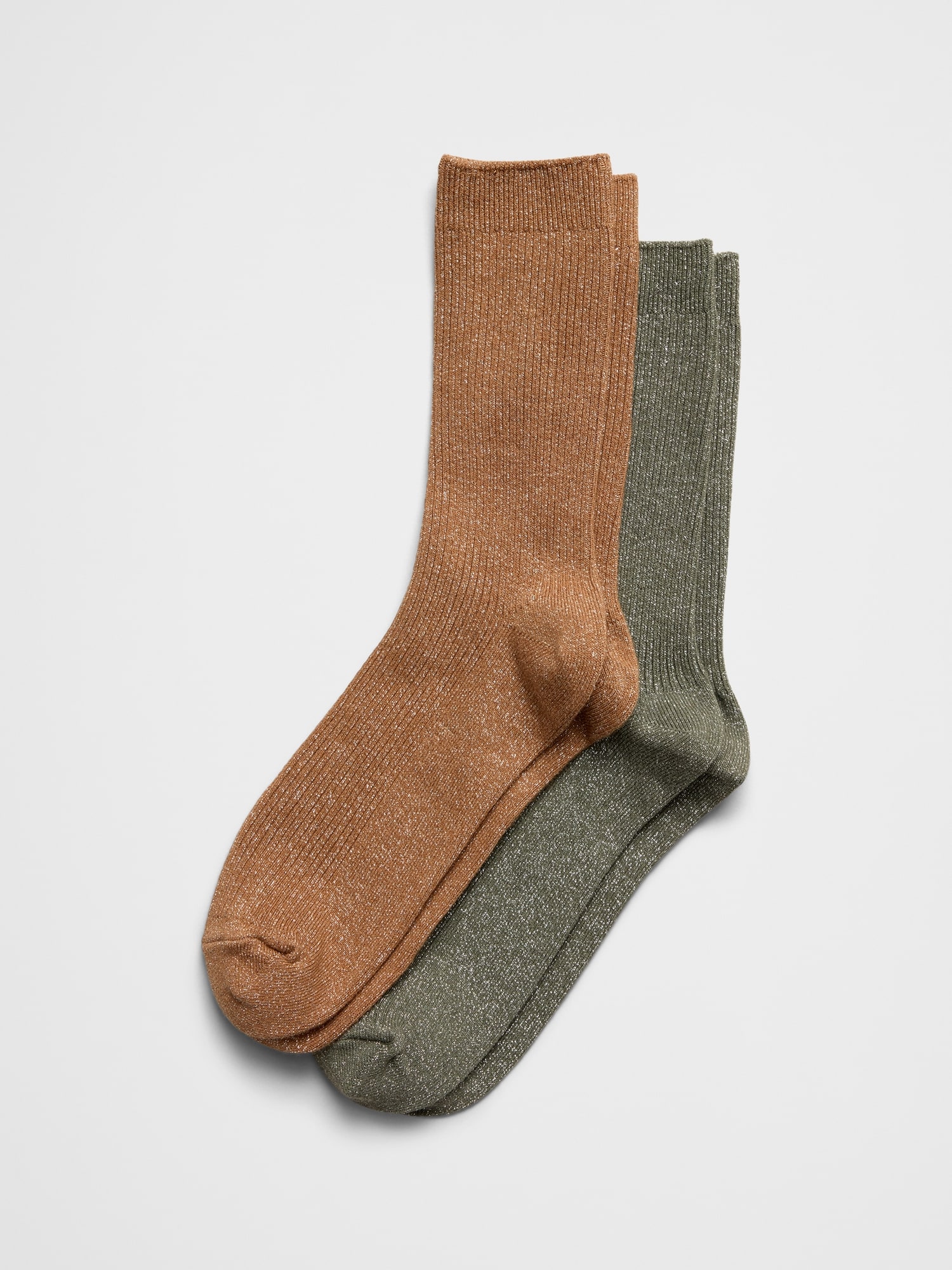 Lurex Socks (2 Pack) - Douglas Fir