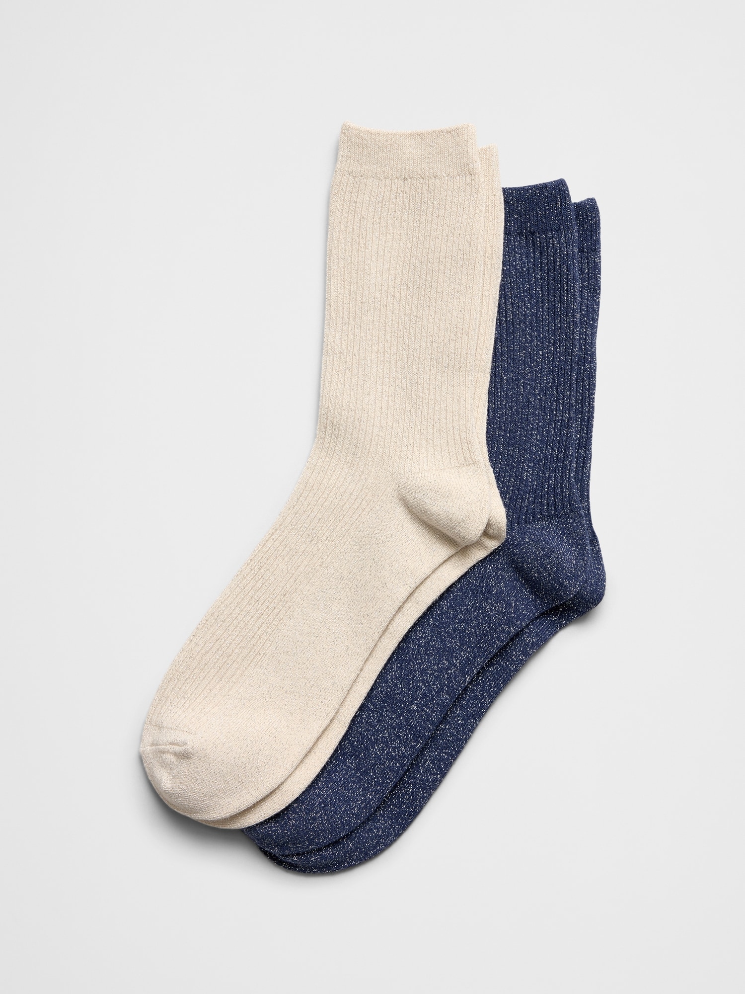 Lurex Socks (2 Pack) - Sailor Navy