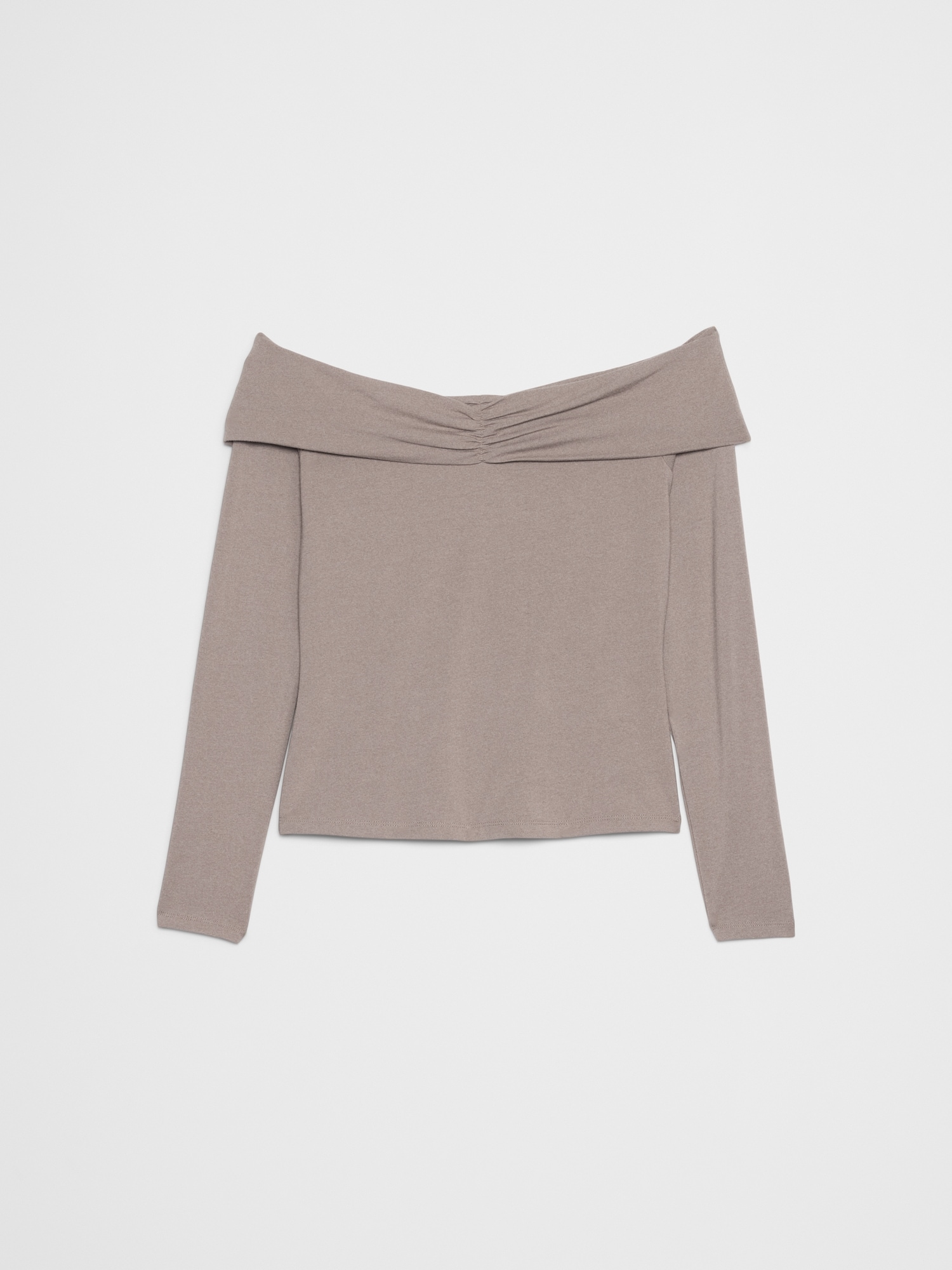 Image number 4 showing, Soft Stretch Off-Shoulder Top