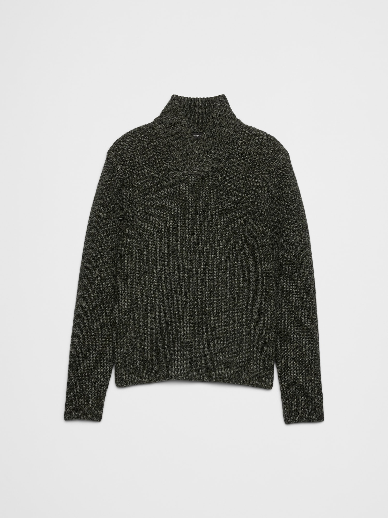 Image number 6 showing, Marled Wrap-Neck Sweater