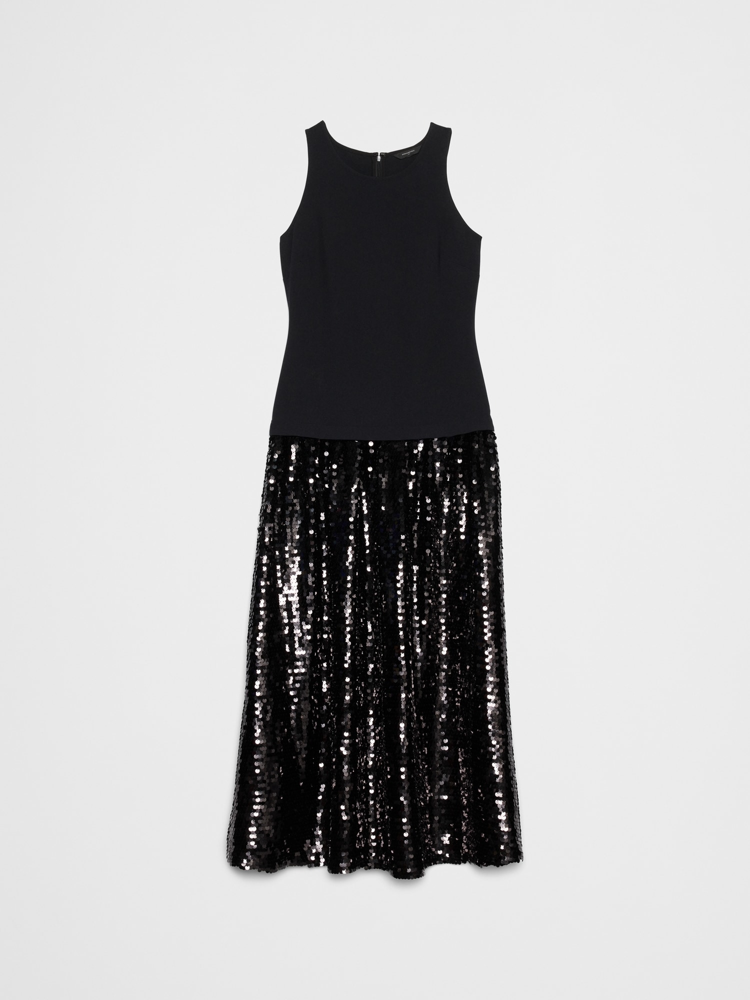 Image number 4 showing, Sequin Drop-Waist Maxi Fit-and-Flare Dress