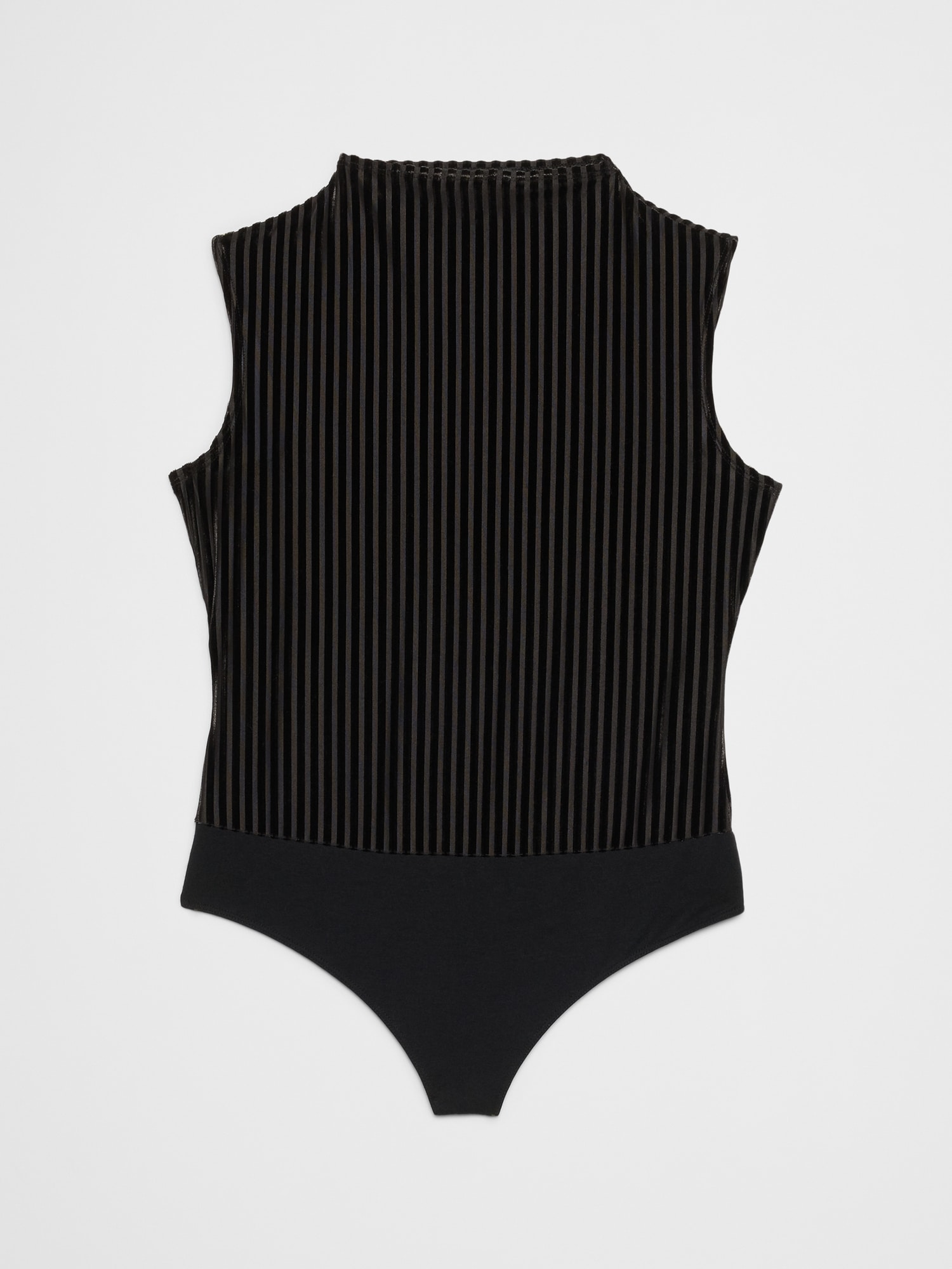 Image number 4 showing, Velvet Mock-Neck Bodysuit