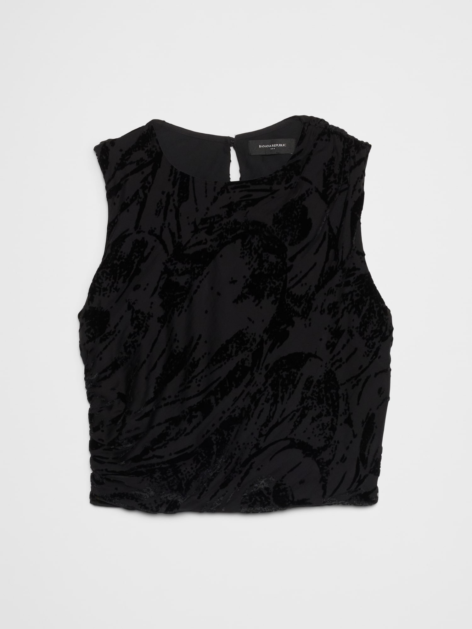 Image number 4 showing, Velvet High-Neck Top