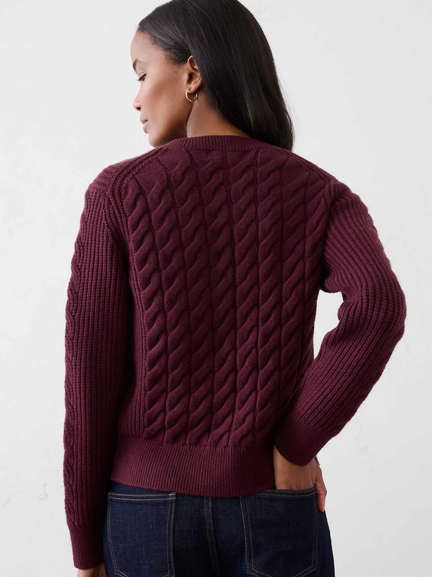 Image number 2 showing, Cable Pullover Sweater