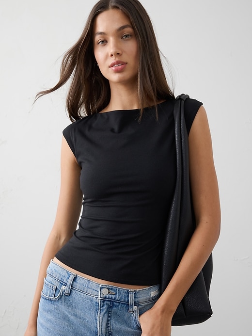 Cowl-Neck Top