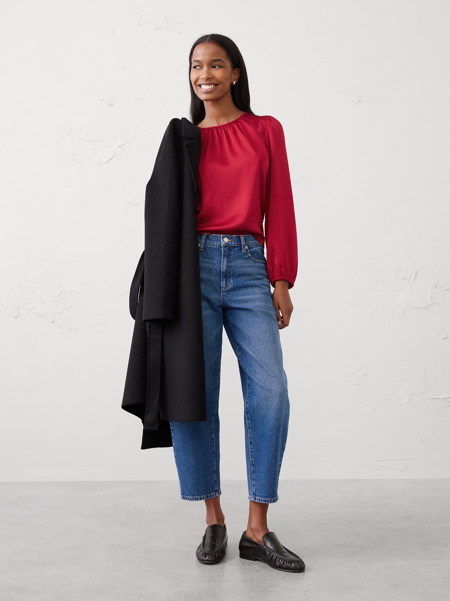 Image number 1 showing, Volume-Sleeve Top