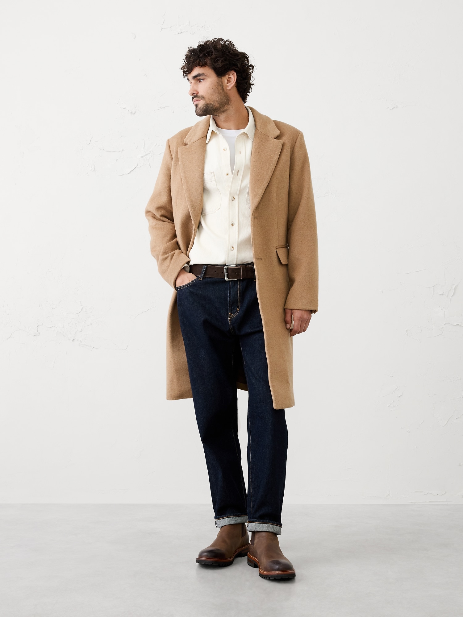 Image number 1 showing, Wool Topcoat
