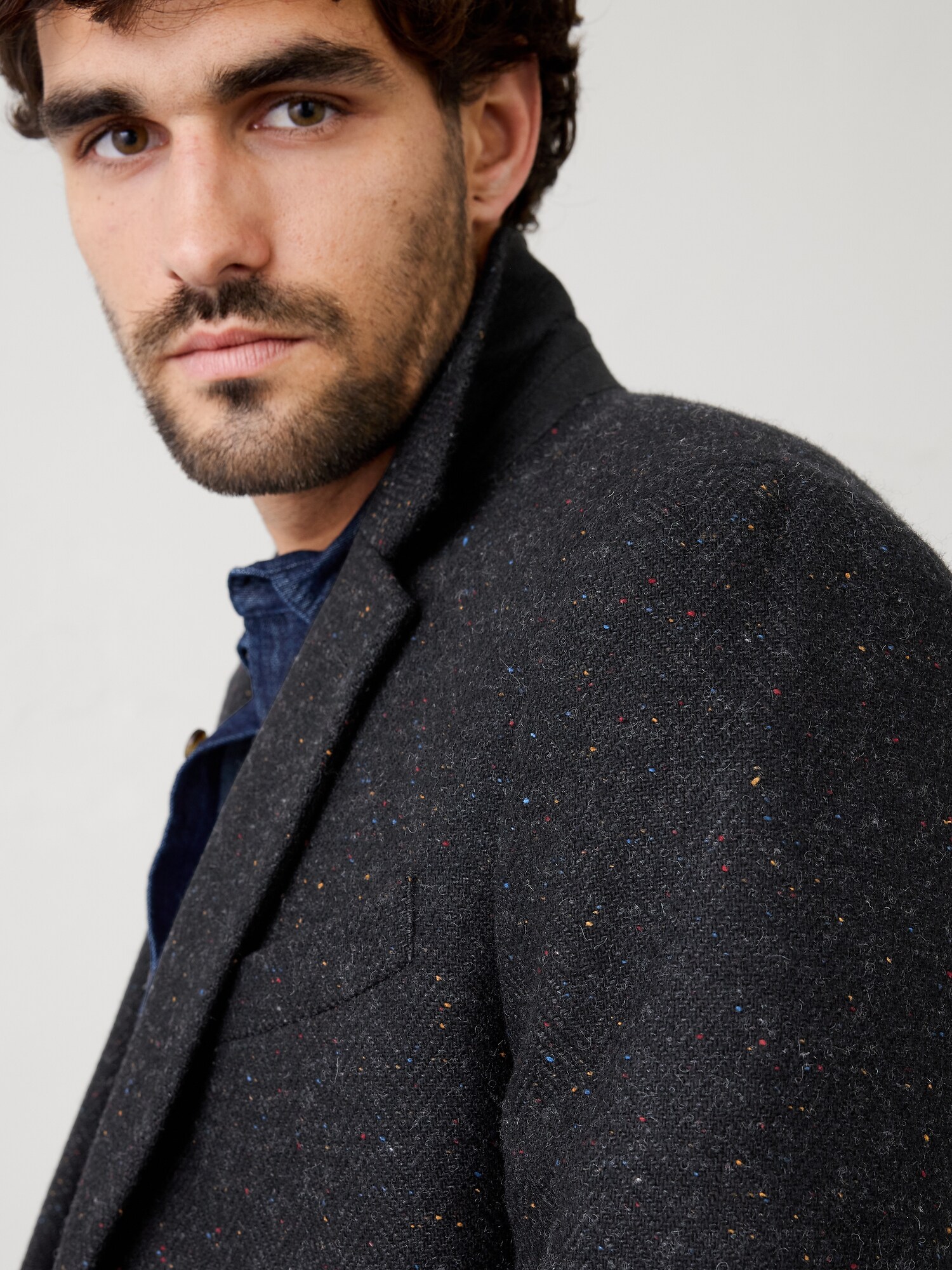 Image number 3 showing, Tailored-Fit Donegal Jacket