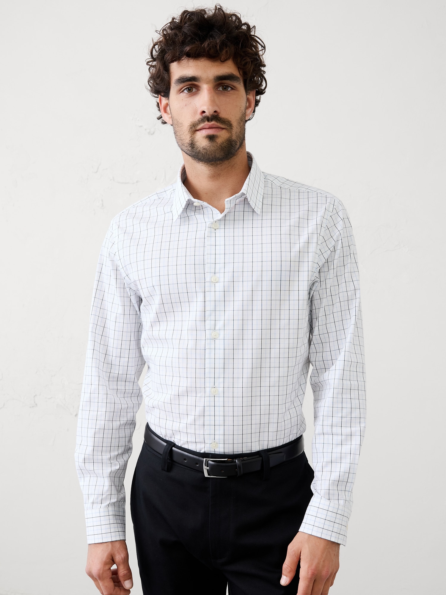 Athletic-Fit Dress Shirt - Elizabeth Plaid