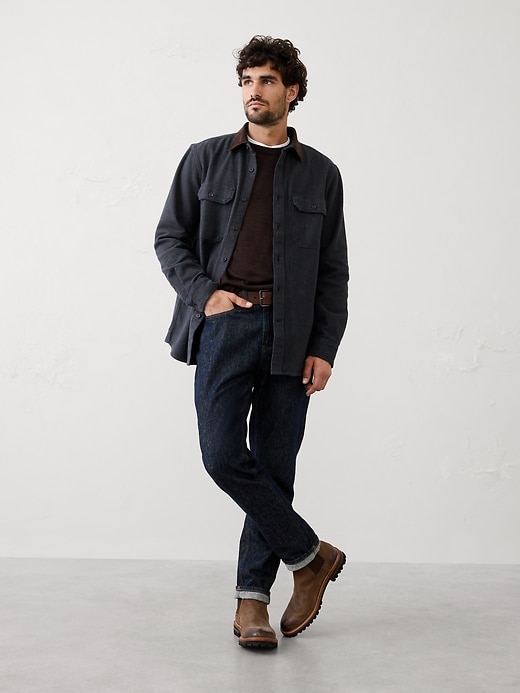 Quilted Knit Half-Zip Pullover