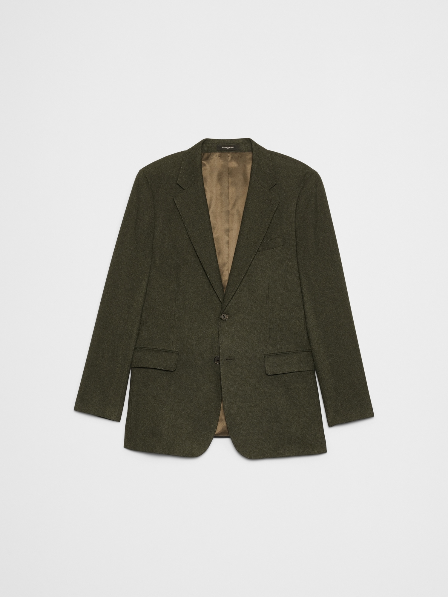 Image number 4 showing, Tailored-Fit Flannel Herringbone Suit Jacket