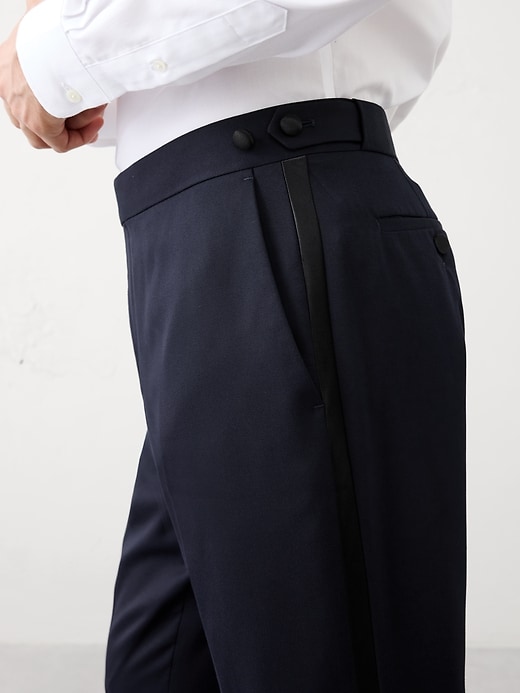 Tailored-Fit Luxe Tuxedo Suit Trouser