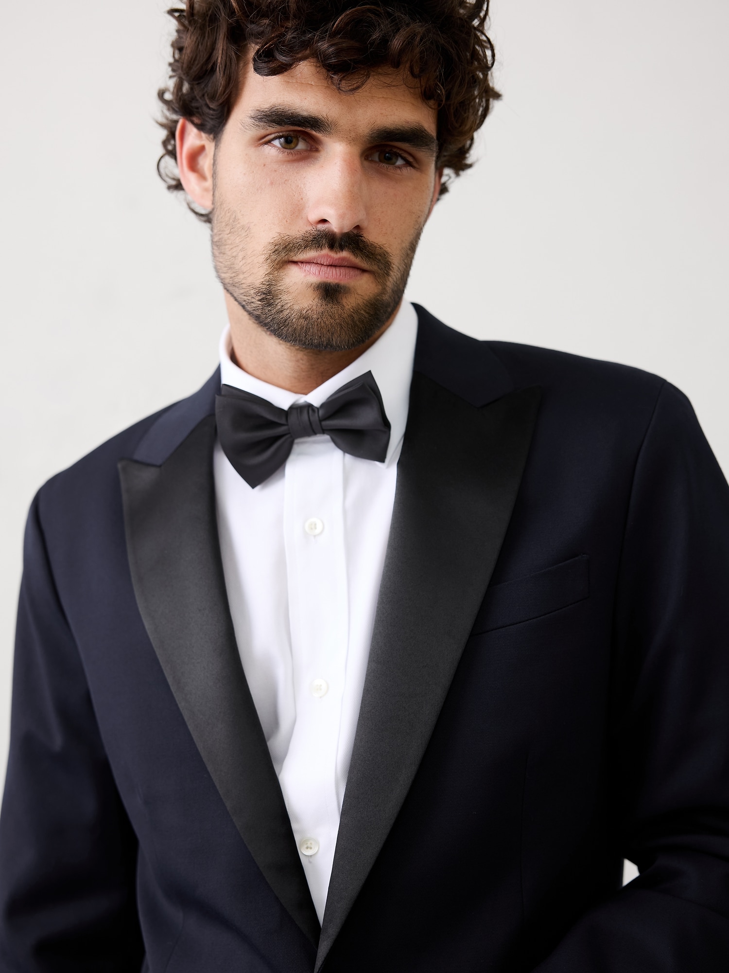 Image number 6 showing, Tailored-Fit Luxe Tuxedo Suit Jacket