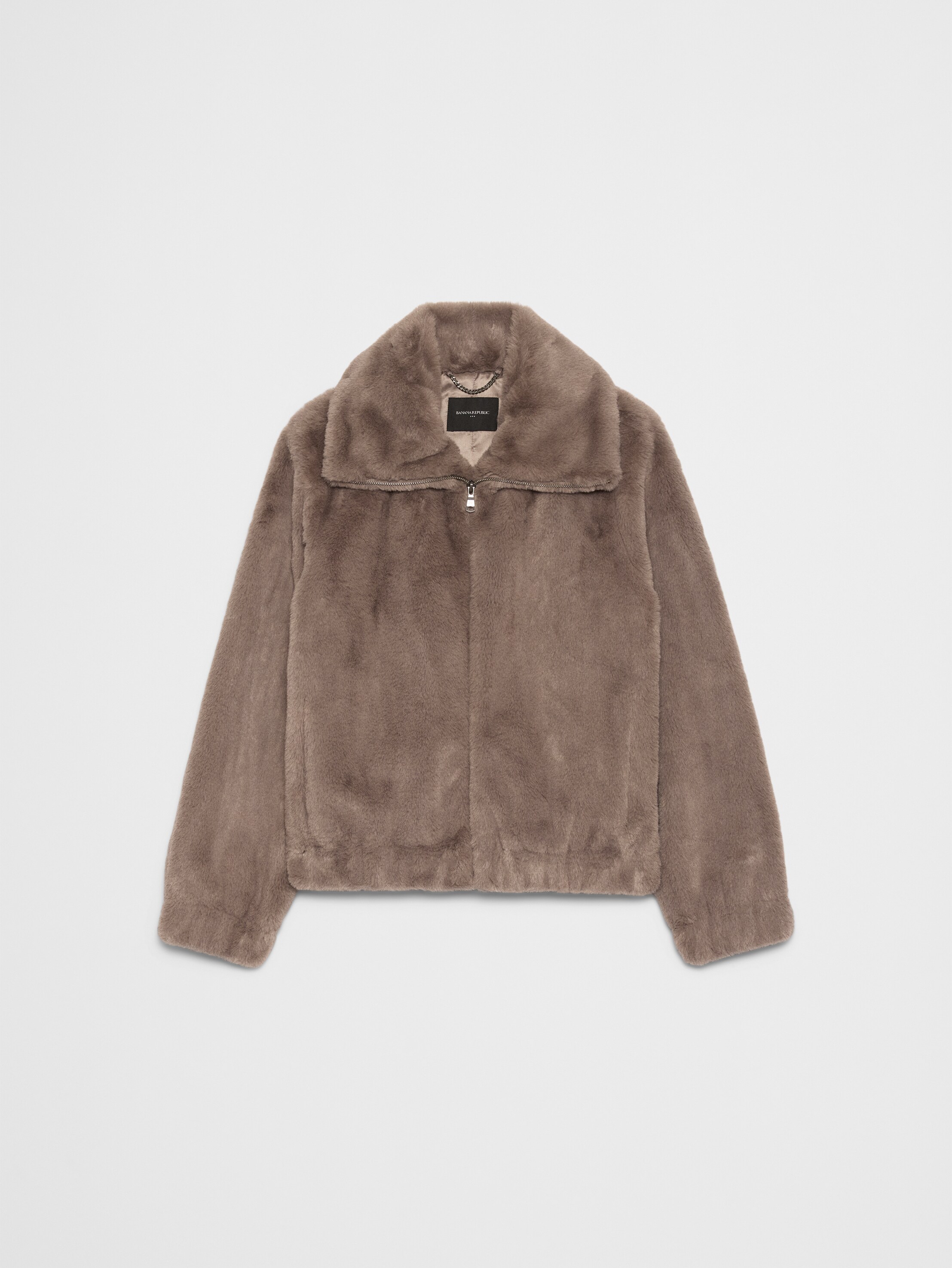 Faux Fur Short Jacket | Banana Republic Factory