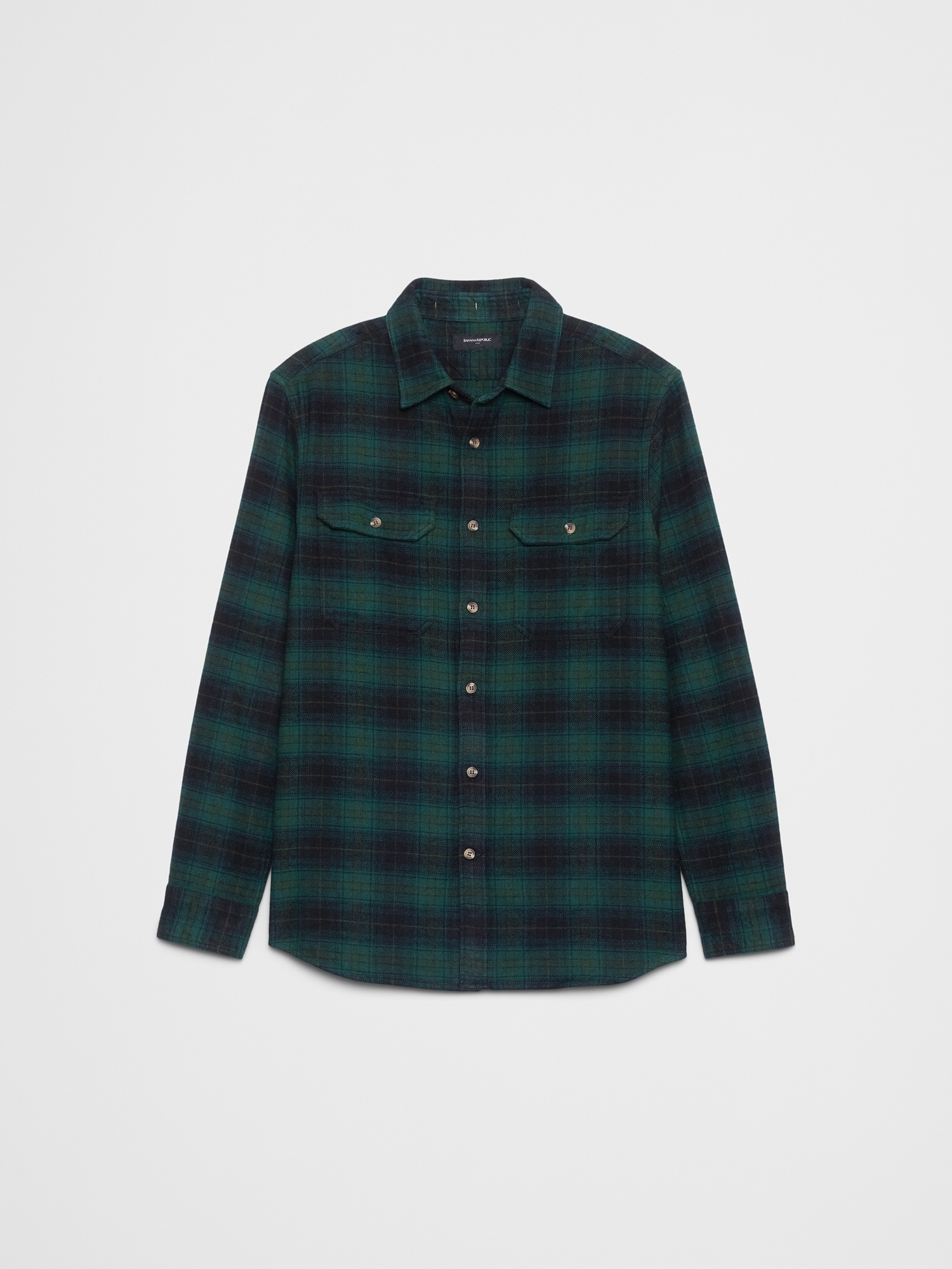 Image number 4 showing, Standard-Fit Heavyweight Flannel Shirt