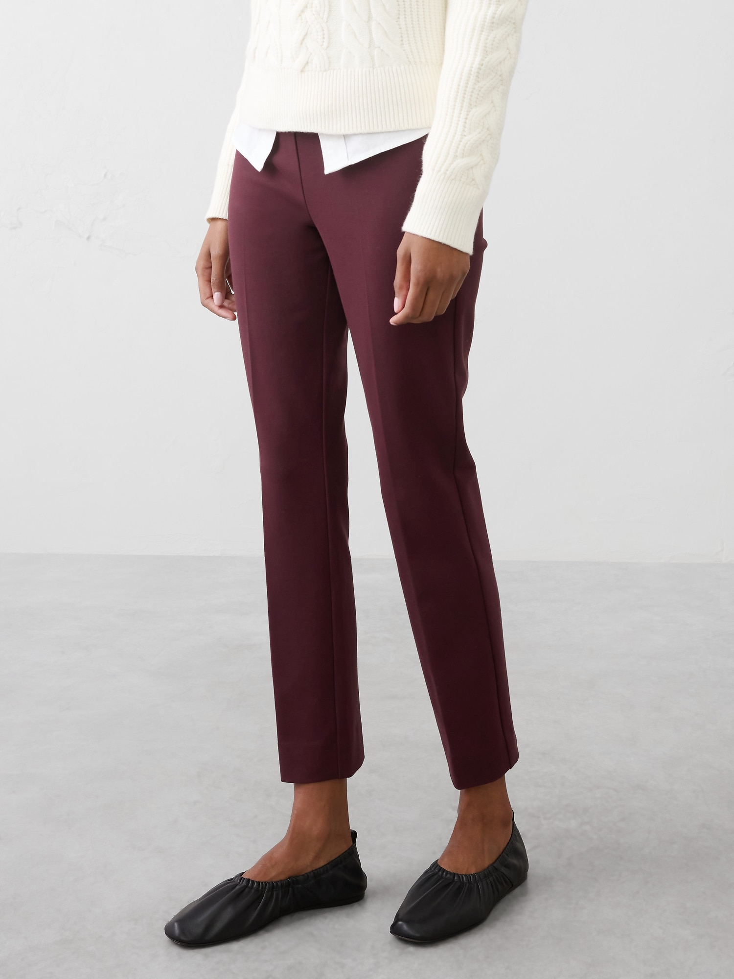 Image number 3 showing, Skinny Ponte Pull-On Pant