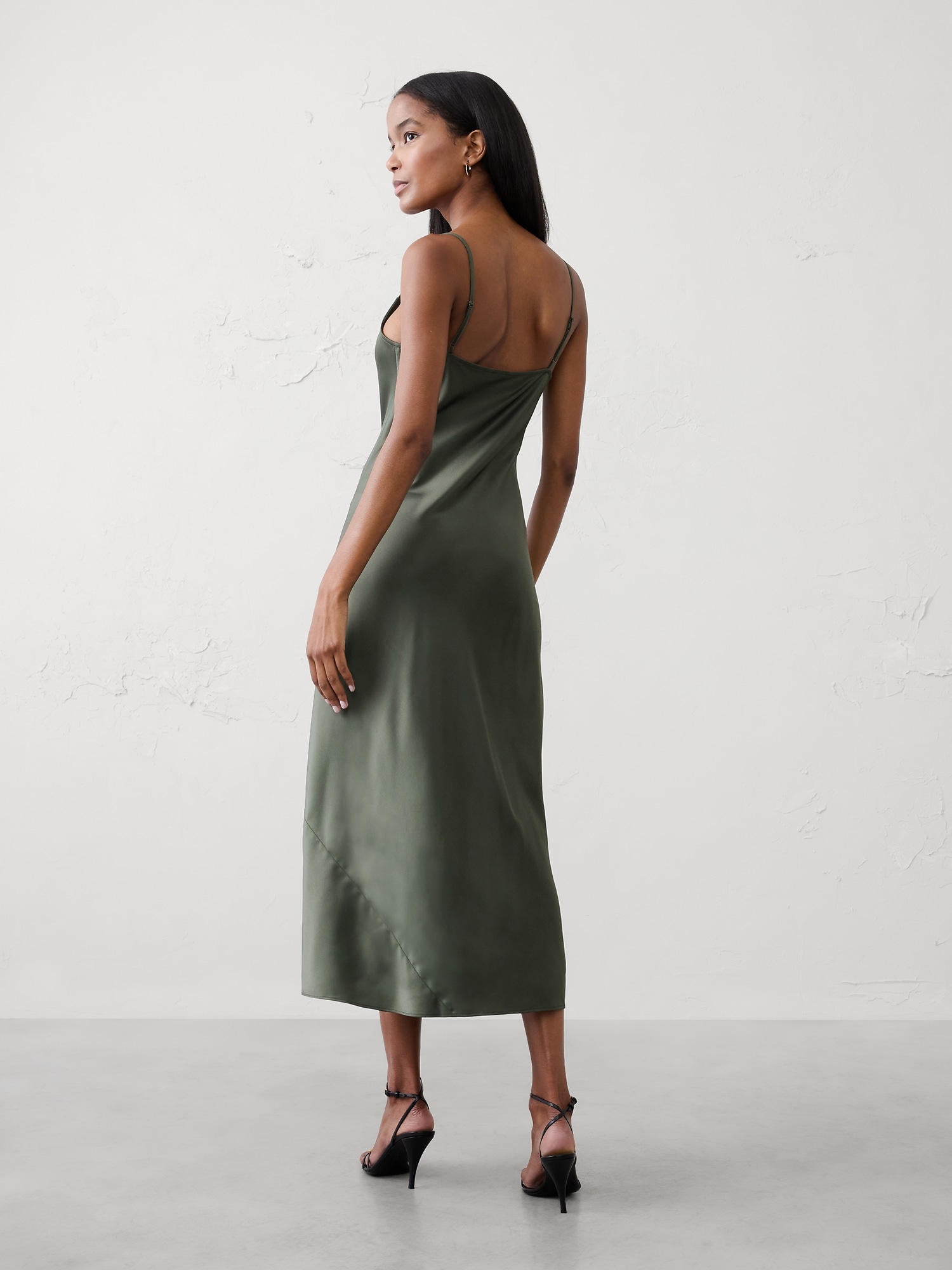 Image number 2 showing, Satin Midi Sheath Dress