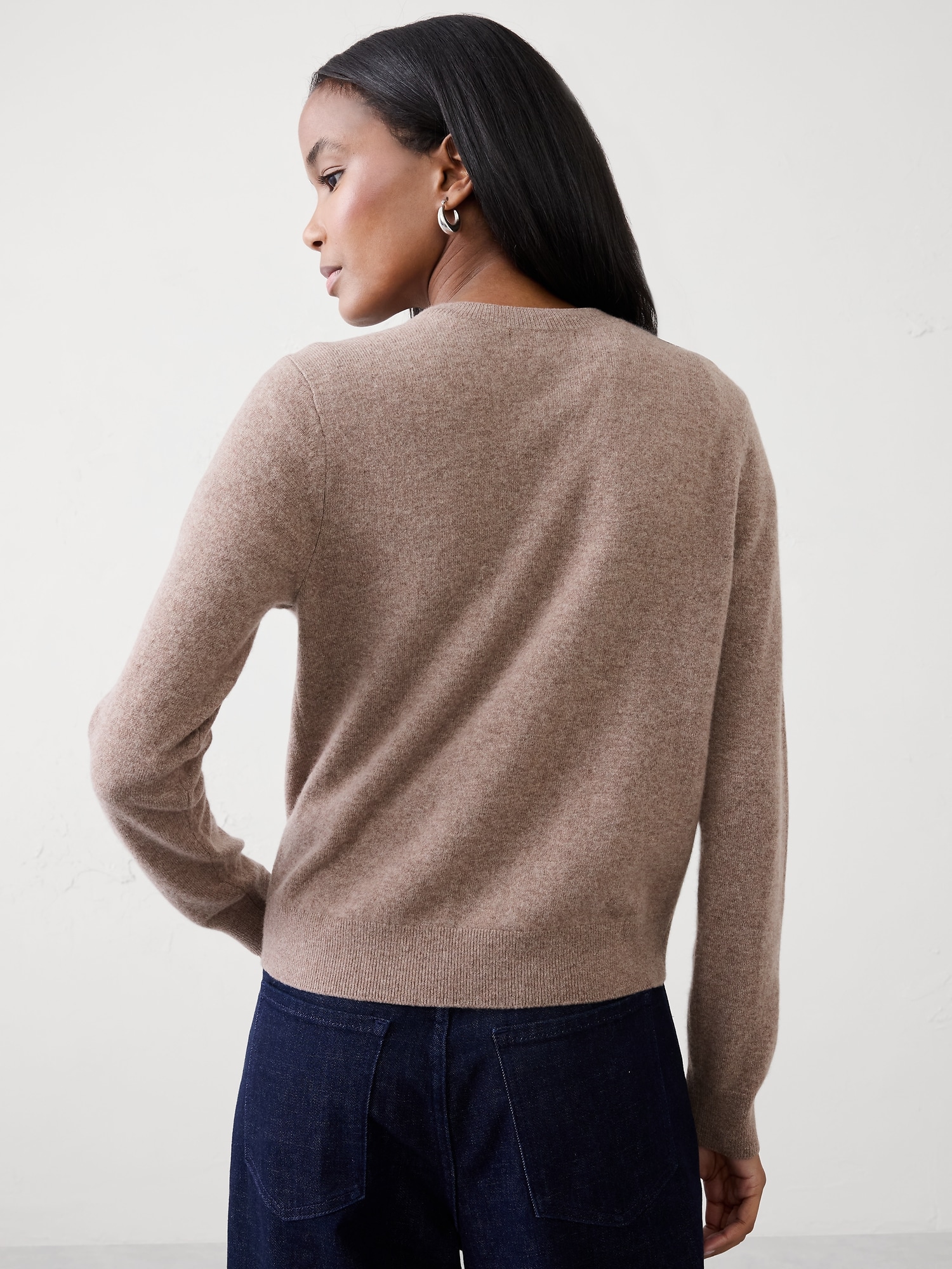 Image number 2 showing, Merino-Cashmere Blend Cardigan Sweater