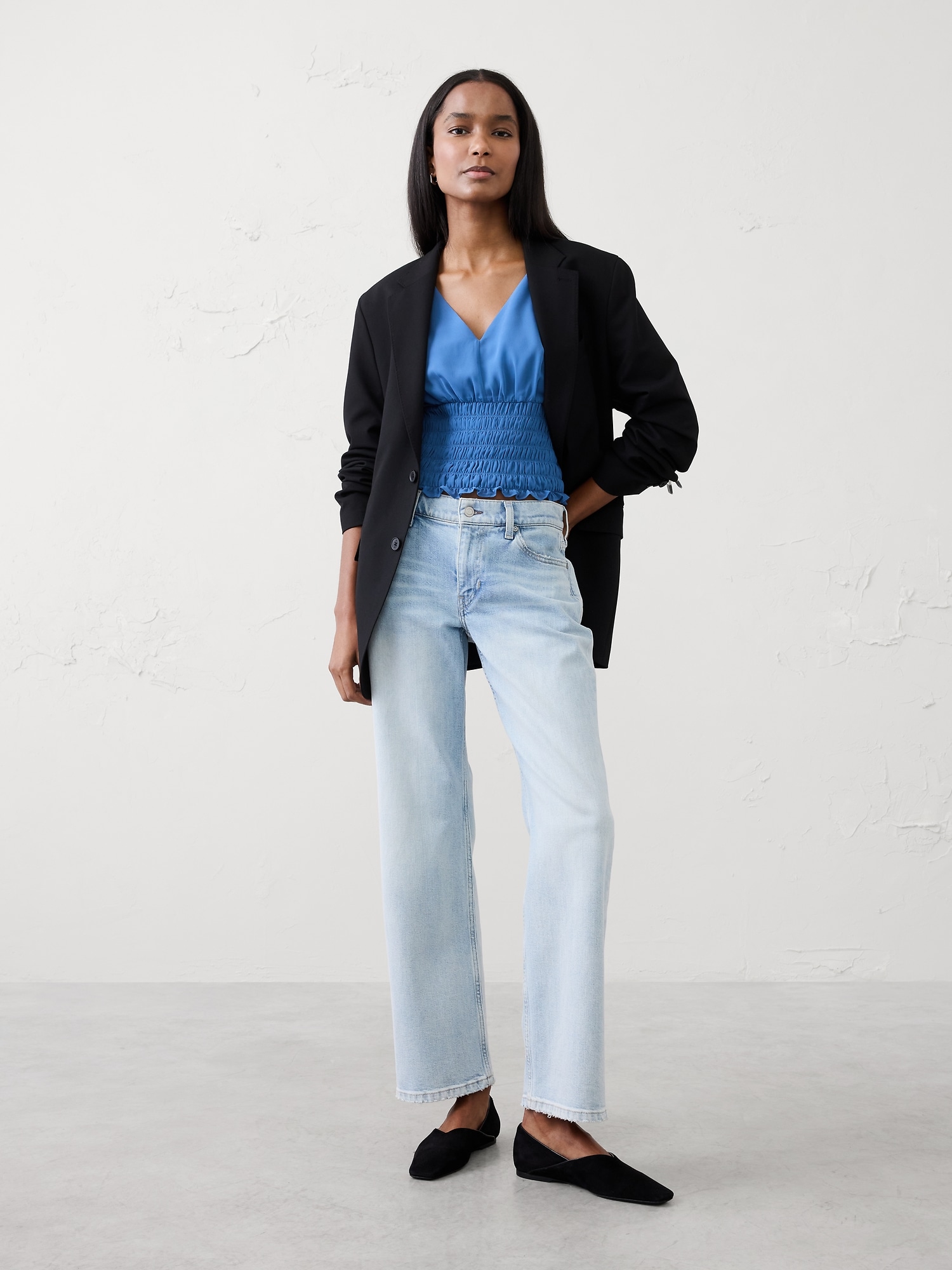 Image number 3 showing, Ruched V-Neck Top