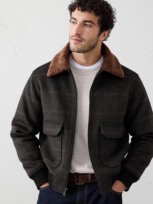 Vegan Leather Trucker Jacket