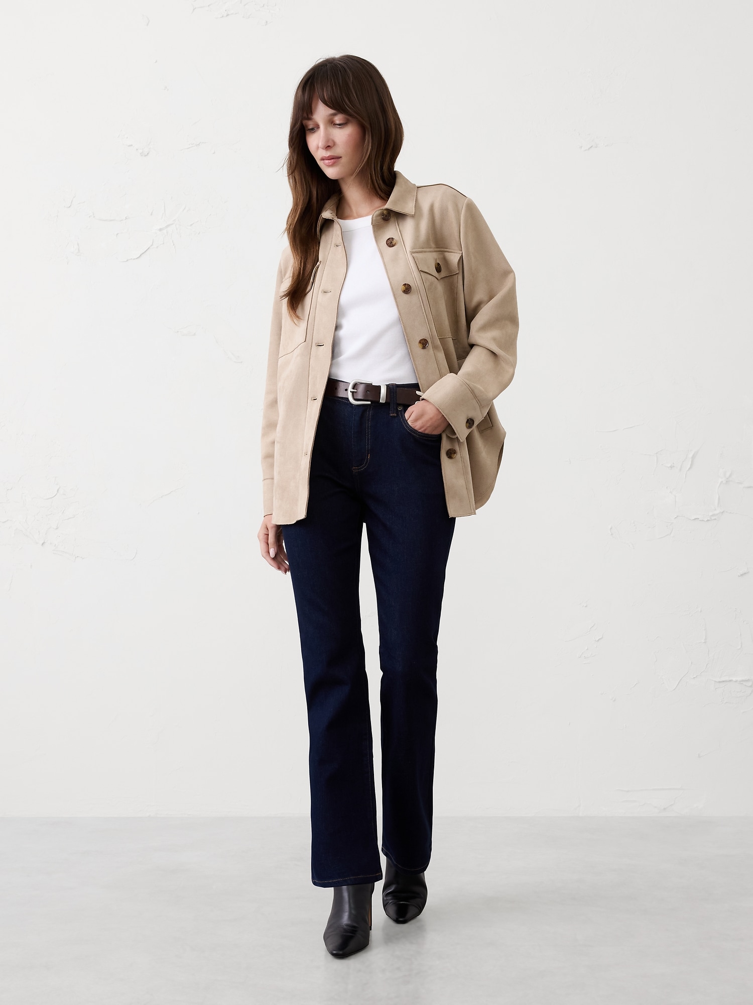 Kick Flare Mid-Rise Jean - Rinse