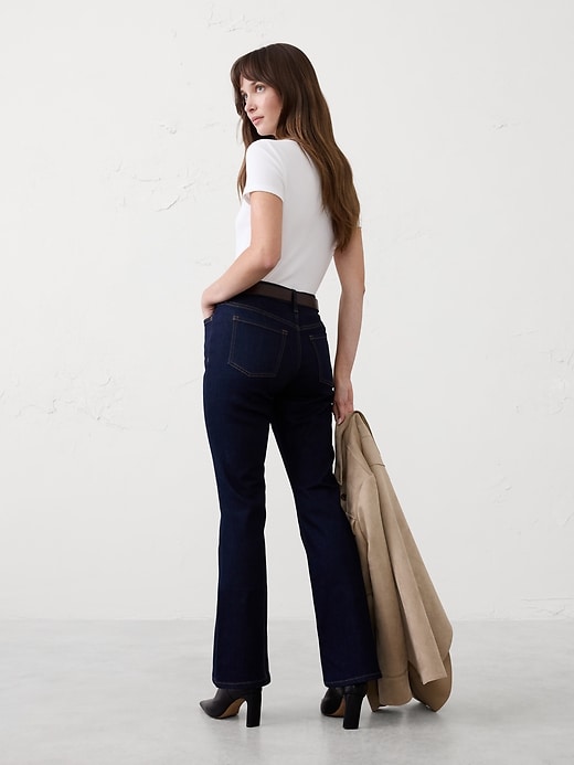 Kick Flare Mid-Rise Jean | Banana Republic Factory