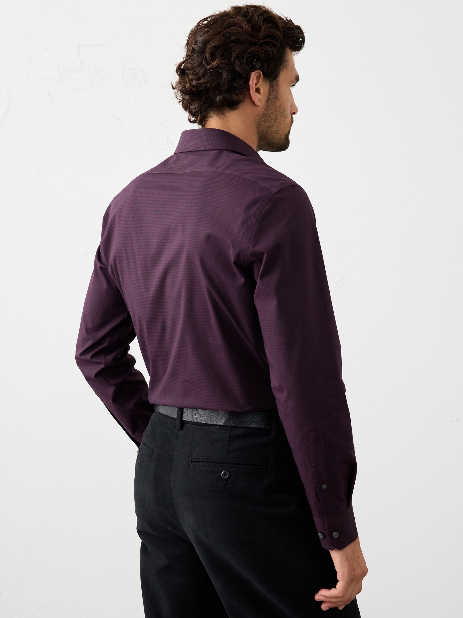 Image number 2 showing, Slim Untucked Dress Shirt