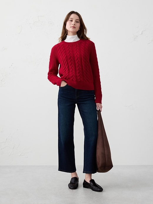 Cable Pullover Sweater