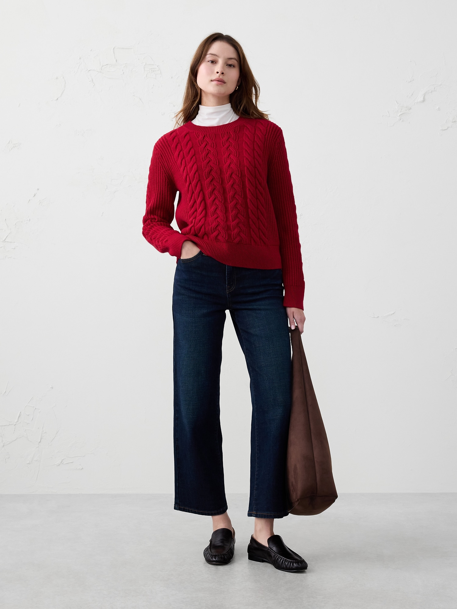 Image number 5 showing, Cable Pullover Sweater