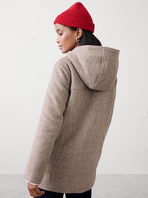 Melton Hooded Jacket