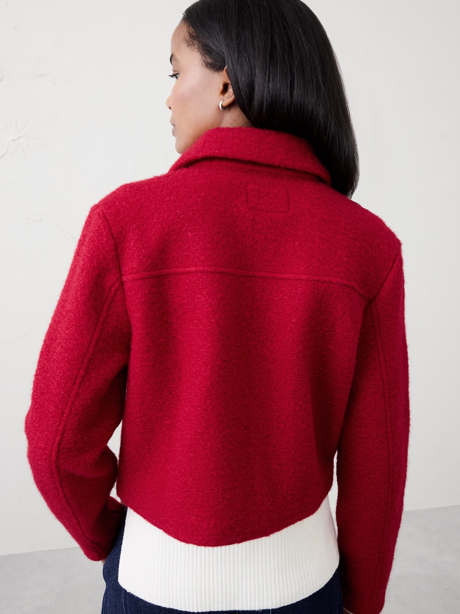 Image number 2 showing, Boucle Cropped Jacket