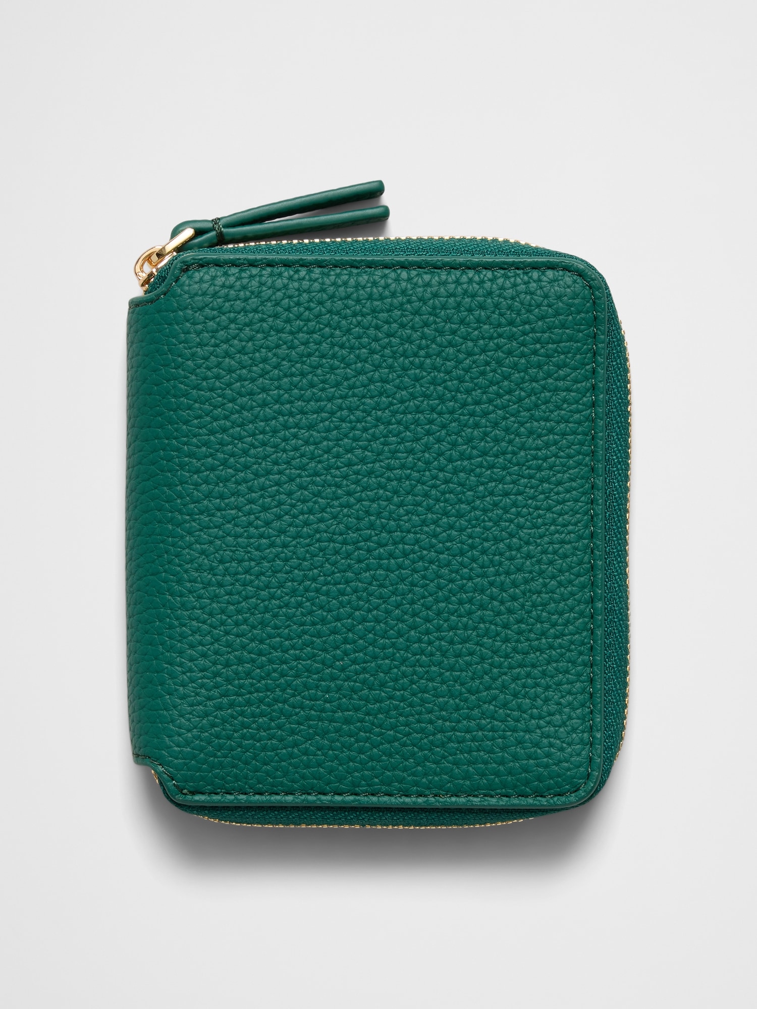 Vegan Leather Zip Wallet