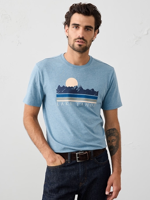 BANANA REPUBLIC　Ｔシャツ【 DEAD STOCK 】 Banana Republic Men's Short Sleeve Graphic Tee T-Shirt NEW S M L