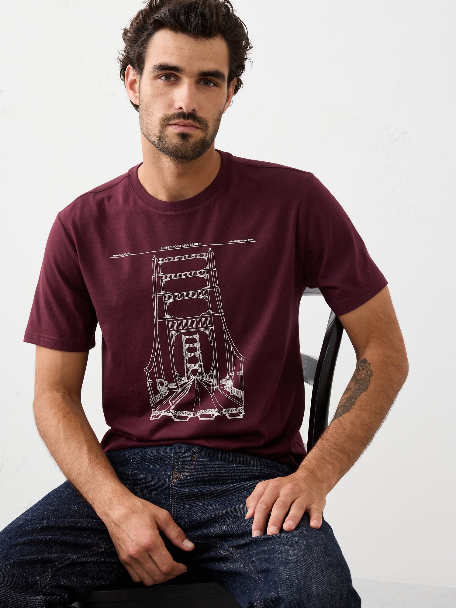 Graphic T-Shirt - Pinot Noir