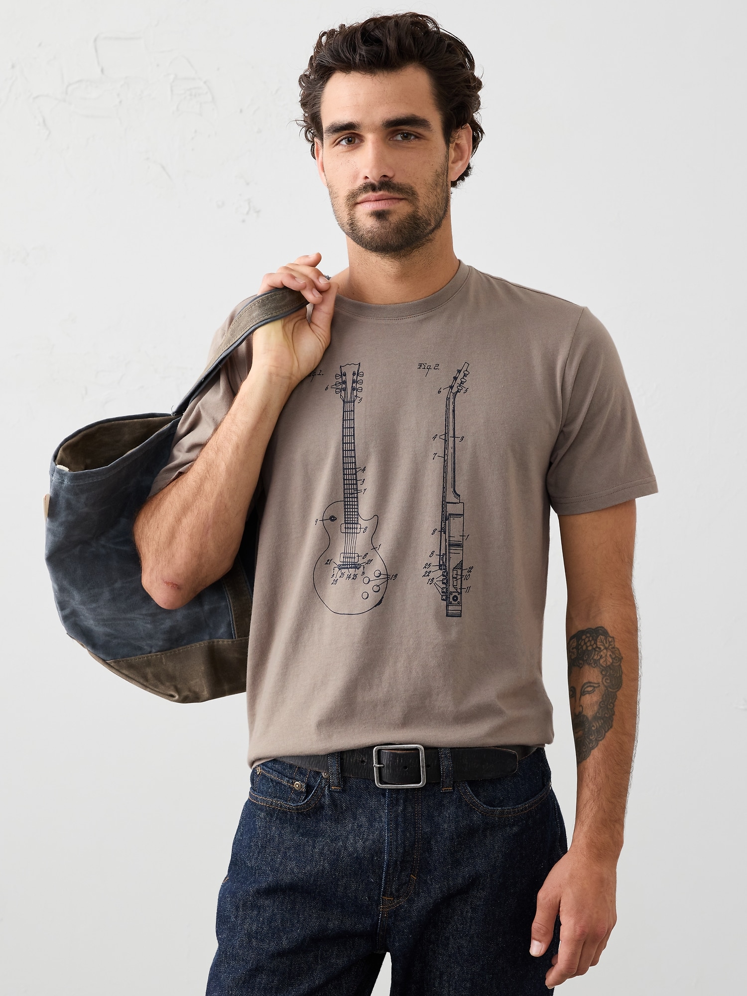 Graphic T-Shirt - Khaki