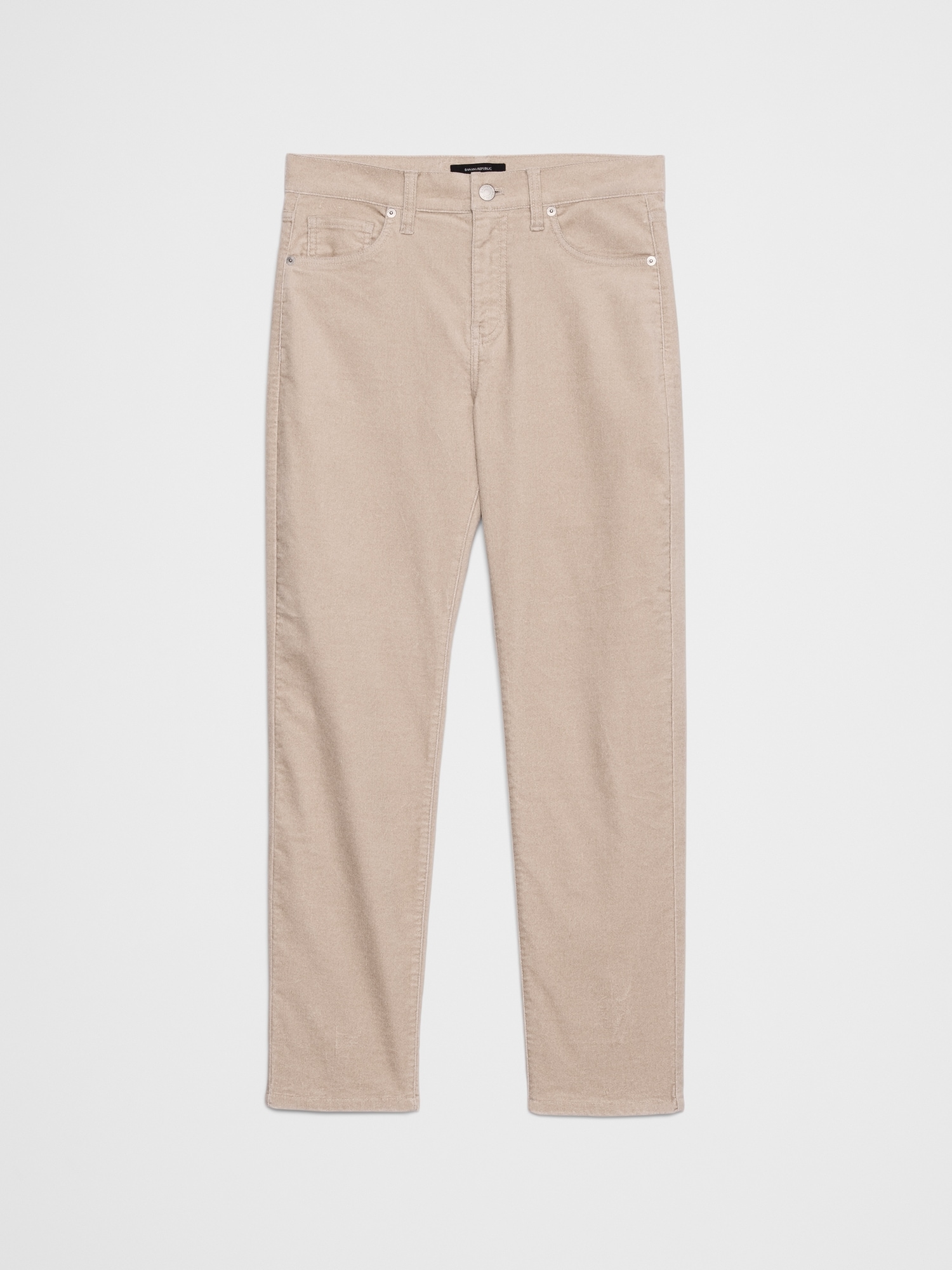 Image number 4 showing, Slim High-Rise Velvet Pants