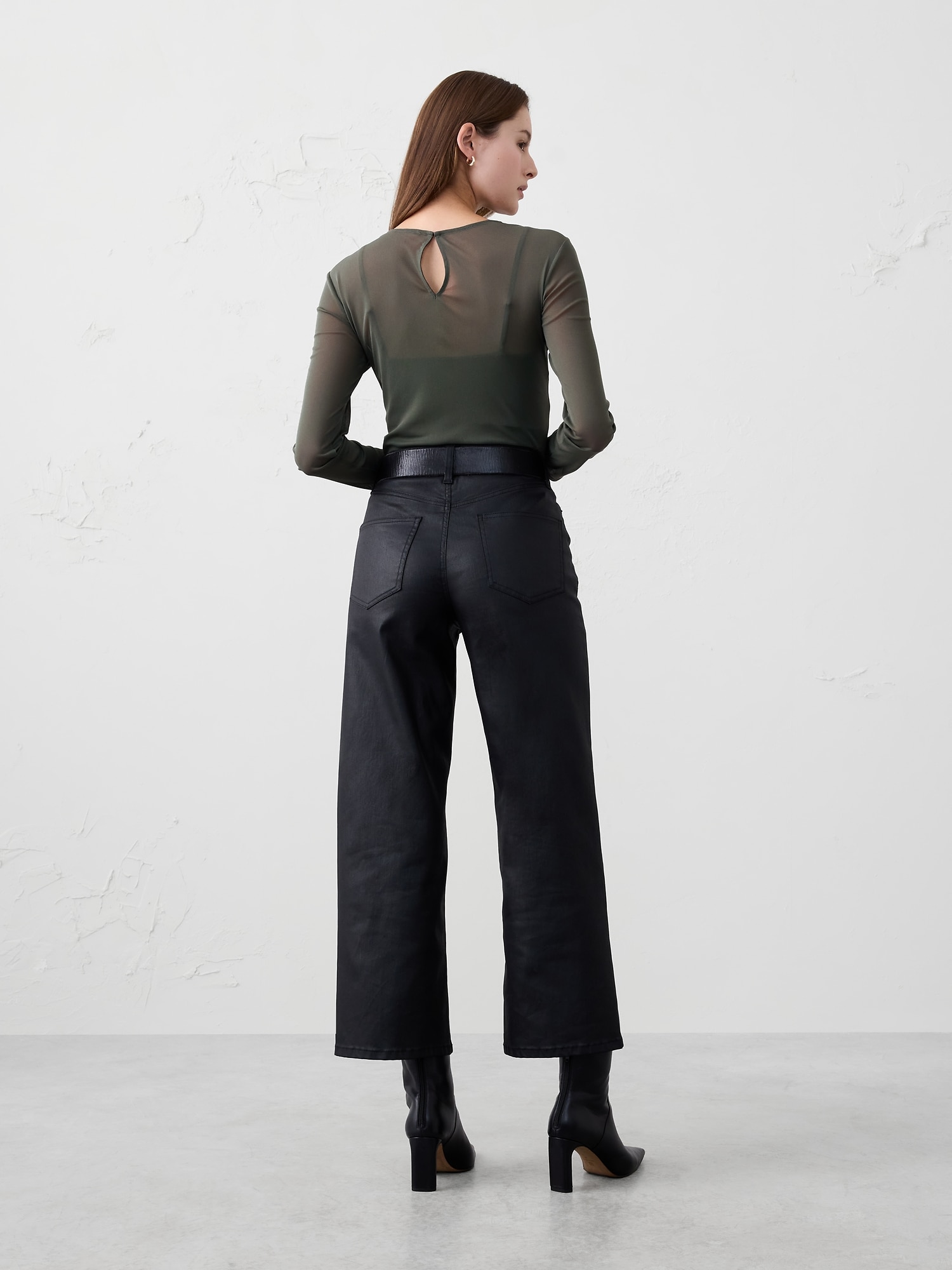 Image number 2 showing, Mesh Crew-Neck Top